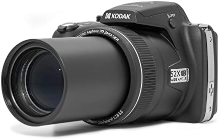 Kodak Pixpro AZ528 16MP Astro Zoom Digital Camera со 52X зум и 3-инчен LCD дисплеј со пакет со 32 GB класа 10 UHS-I U1 SDHC мемориска картичка