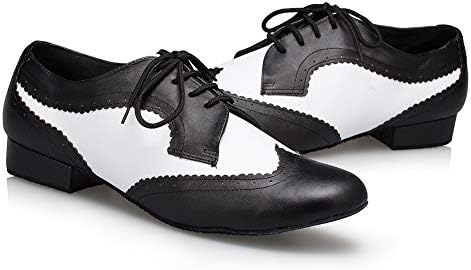 Hipposeus Машка чипка за танцувачки чевли за танцувачки чевли за кожа, 7 d САД