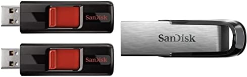 SanDisk 64GB 2-Пакет КРУЗЕР USB 2.0 Флеш Диск-SDCZ36-064G-G352 &засилувач; 128gb Ултра Талент USB 3.0 Флеш Диск-SDCZ73-128G-G46