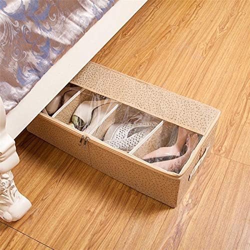 ZRSJ Водоотпорна кутија за складирање на чевли, преклоплива про transparentирна кутија за чевли, собрана кутија за чевли за чевли за складирање