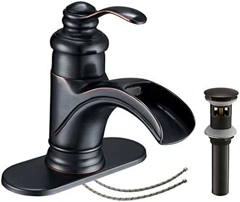 Домашната масло од тапа за бања го нанесува бронзениот водопад единечна рачка за лавината мијалник за миење садови со миксерот со
