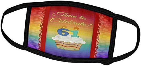 3дроуз Беверли Тарнер Роденденска Покана Дизајн-Кекс, Број Свеќи, Време, Прославете 61 Година Покана-Маски За Лице