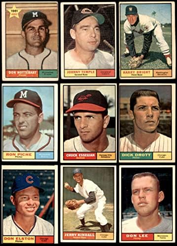 1961 Топс Бејзбол 100 стартер за стартување на картички/лот gd+