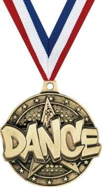 Круна Награди Танц Ѕвезда Медали - 2 и 1 По Пакет-Одлично За Танц, Балет, Допрете, Џез, Модерен И Сала За Танцување