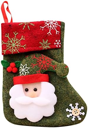 Венец Клипови За Скали Божиќни Чорапи Ткаенина Божиќна Чорапа Торба И Божиќни Висечки Чорапи За Декорација На Забави И Божиќен Цртан
