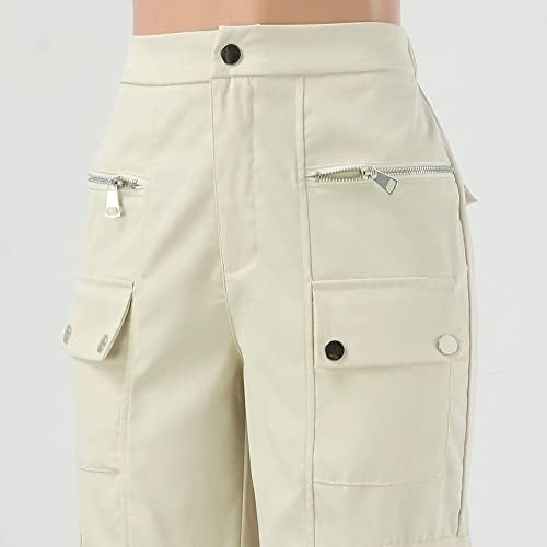 Keusn goth панталони за жени плус големина y2k со низок пораст панталони панталони жени светло буги џогер опуштени панталони улична