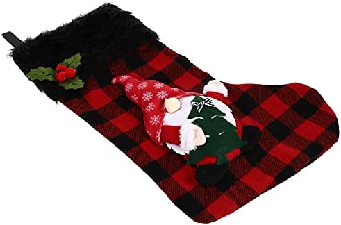 1 парчиња Исклучителна Божиќна Торба За Подароци За Чорапи Божиќна Торба За Подароци Безличен Старец Декор Декор за Прослава