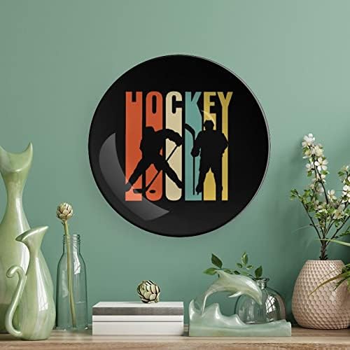 1970 -тите играчи во хокеј на мраз во стилот Гроздобер коска Кина Декоративна плоча со приказ Слатка за подароци за подароци за подароци