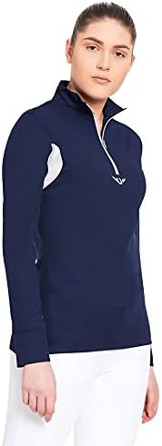 Tuffенски вентилирана техничка спортска кошула со долги ракави на Tuffrider со мрежа