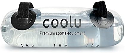 Coolu aqua торба за тренинг и фитнес - торба за обука со тежина на вода - Вежба за вреќи со вреќи со песок алтернатива - преносна стабилност фитнес опрема