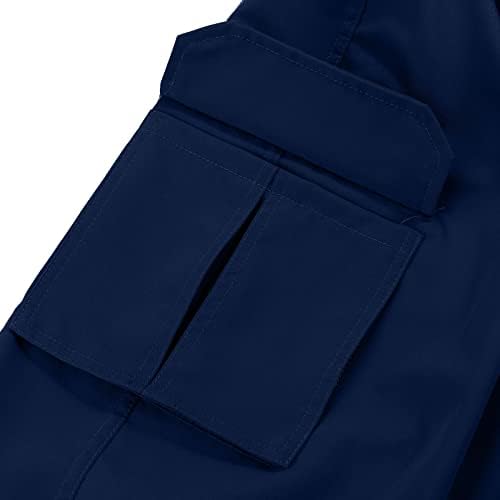 Xiaxogool Baggy Cargo Pants, плус големина на товарни панталони за мажи обични џогери Атлетски панталони лабаво вклопени на