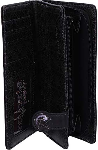 Немисис сега, црна, Ен Стоукс на чантата со врежана вештерка и змеј, 18,5 см