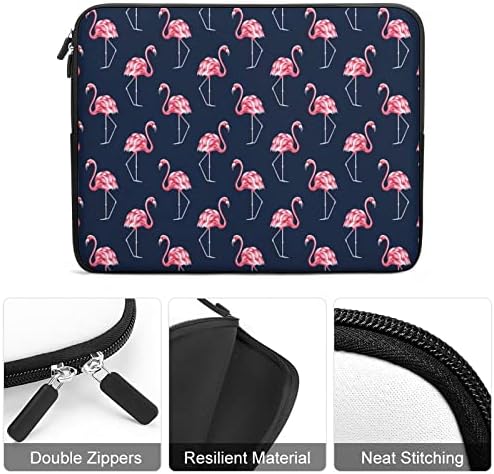 Прекрасна фламинго лаптоп покритие за заштитен лаптоп торба за лаптоп, кој носи куќиште за мажи за жени 17инх