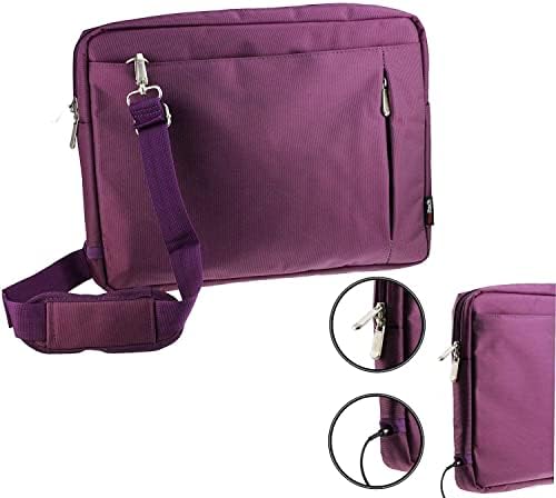 Патувачка торба за отпорна на вода на Navitech Purple Sleek - Компатибилна со ONN 10 Преносен ДВД плеер