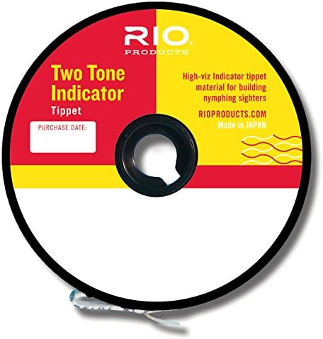 Rio производи Tippet 2-тон Индикатор Tippet 2x, флуоресцентно розово и жолто