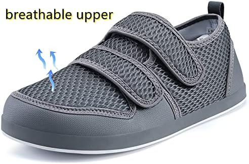 Чевли за одење со лак за поддршка жени жени широки ширина дијабетични чевли нула капки