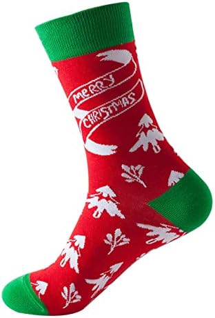 Божиќни чорапи за жени и маж чорапи печати чорапи подароци памучни долги смешни чорапи за жени новини забавни слатки забавни чорапи