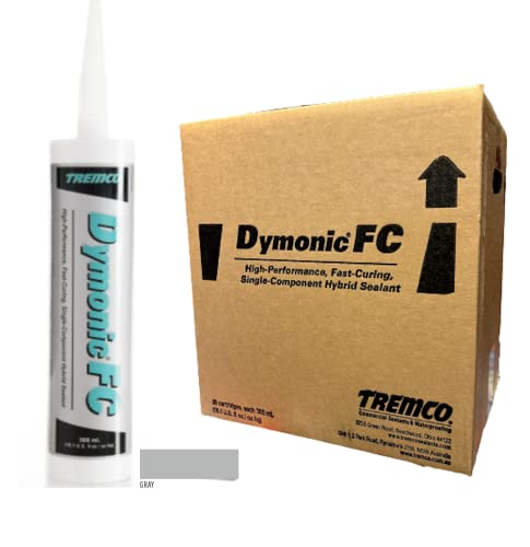 Tremco Grey Dymonic FC со високи перформанси, брзо лекување, еднокомпонентата, хибридна заптивната смеса, случај од 30