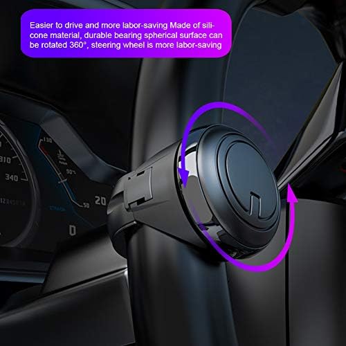 Колидака управувач Спинер метална автомобилска рачка за напојување на управувачот на управувачот 360 степени Универзално возење
