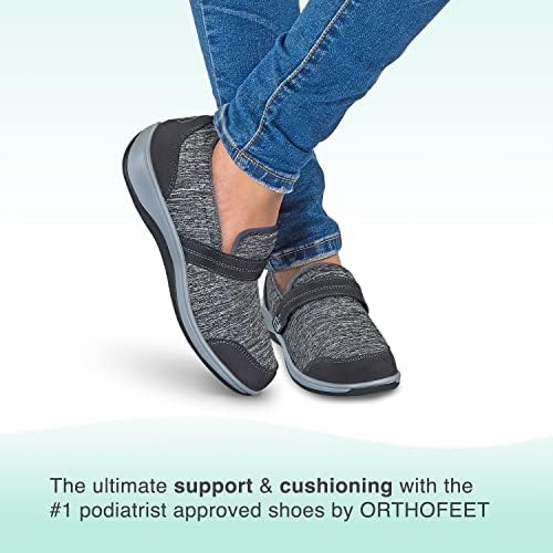 Ортофете иновативни плантарни фасцитис чевли за жени - идеални за олеснување на болката во потпетици. Терапевтски чевли за одење