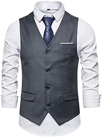 Машка смокинг костум од половината тенок фит -фит копче елек јакна облечен костум блејзер формални костуми елек деловни гелети палта