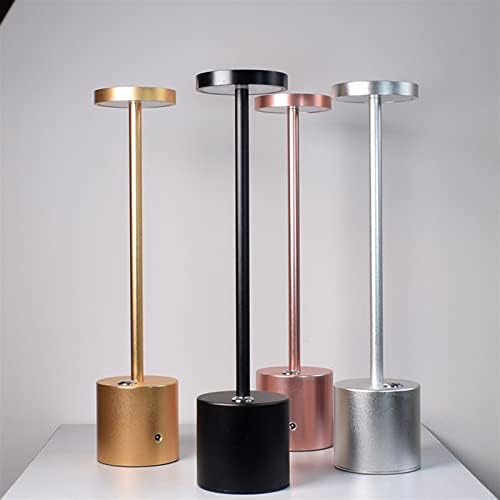 Jири биро ламба безжично полнење златна ноќна светло светло ламба модерна алуминиумска алуминиумска ламба за ламби декор/розово злато