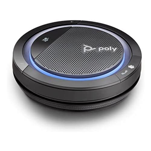 Поли Калисто 5300 Личен Bluetooth Звучник-Поврзете СЕ СО КОМПЈУТЕР/Mac преку USB-C и Мобилен Телефон преку Bluetooth-Работи Со Тимови, Зум и