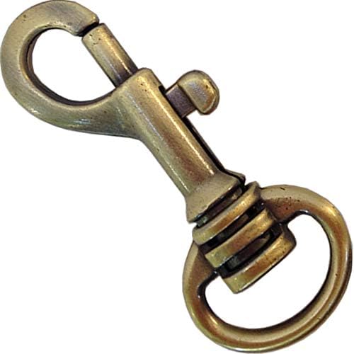 Sasarili Swivel Snap Hook Claw Clip Clip Shaft Couse Strap Dog Leash Keychain