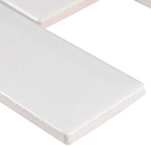 Шепот бело 2x6 керамичка плочка на метрото, 10 sft/case,