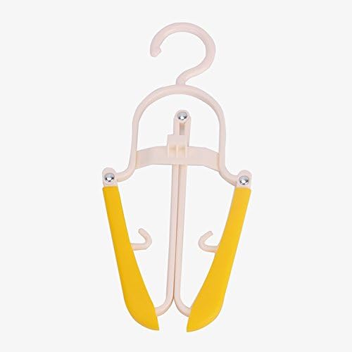 Yumuo шарена пластична телескопска решетка патувајќи преклопена преносна облека што виси лизгање магија облека реквизит за облека-canger-c