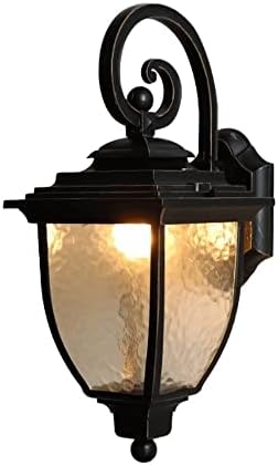 Oxvue гроздобер водоотпорна надворешна wallидна ламба IP44 Die CAST RUSTPROOF алуминиум wallидна ламба трем светло ретро дома