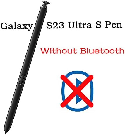Phantom Black Galaxy S23 Ultra Pen for Samsung Galaxy S23 Ultra 5G допир на стилови за замена на пенкало за пенкало Samsung Galaxy S23 Ultra S без функција Bluetooth