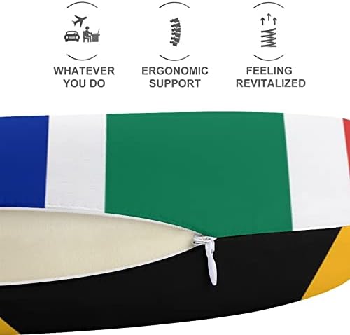 Африканско Знаме Перница За Вратот Мека Перница За Перење Перница Во Форма На Буквата У За Патување Во Домашна Канцеларија