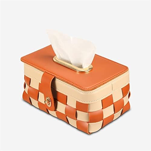 Кутија за нордиско ткиво MJWDP со портокалова кожа фиока кутија спална соба за декорација на автомобили