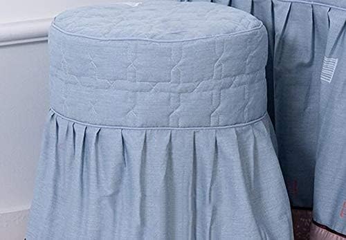 Чиста маса масажа за масажа на маса се поставува во зашивање на чипка, едноставна покривка за кревети за убавина 4 парчиња за дишење за здолништа