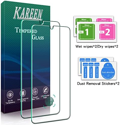 Карин [2-Пакет] Заштитник На Екранот За Samsung Galaxy S21 Плус 5G 6,7-инчен Калено Стакло, Поддршка Читач На Отпечатоци, Анти