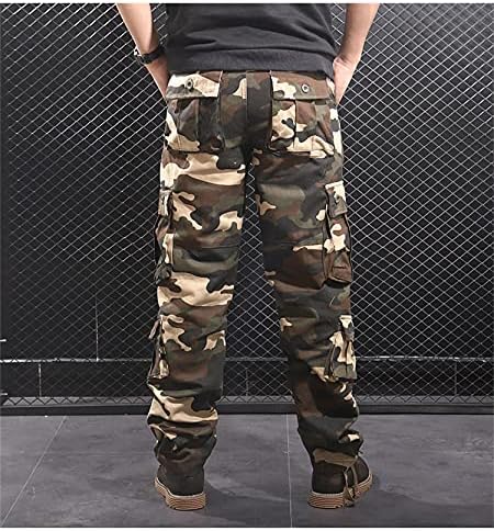 Машки мулти џебни воени панталони Камо борбени работи Панталони обични пешачки џебови Армиски пакувања