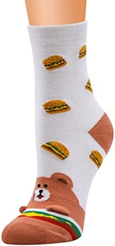 Топла Божиќна мода ветерно печатење со средни цевки чорапи со долга цевка памук со ниски исечени чорапи за мажи