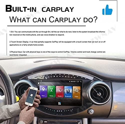 Dlisten Android 10 Автомобил Стерео Мултимедијален Плеер Gps Навигација Радио HeadUnit CarPlay AndroidAuto за 2002-2006 Bmw База