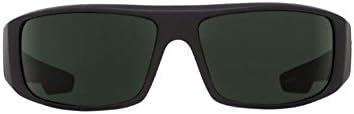 Шпион Логан Очила За Сонце Мат Црна Со Среќна Сиво Зелена Поларизирана Леќа