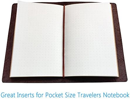 Списание за тетратка со точки, џеб 3,5 x 5,5 Мемо -книга - густа точка за мрежна хартија - вкупно 96 листови / 192 страници
