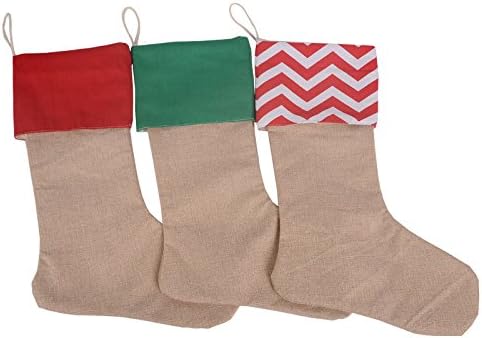 Божиќни чорапи чорапи украси за украси за подароци дома декор 3 парчиња