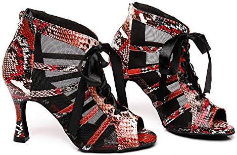 Hroyl нови чевли за танцување во сала за жени жени латински танцувачки чизми жени Танго салса перформанси за венчавки за танцувачки
