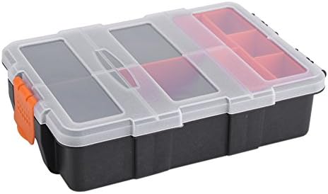 Кутија за складирање на компоненти во Деламан, двослоен пластични тешки компоненти кутија за складирање кутија за кутии за мали делови