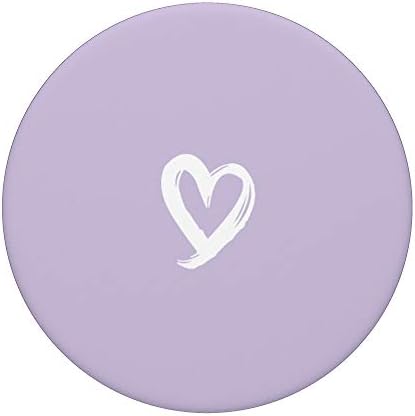 Бела минималистичка срцева светлина пастелна пурпурна пупкиска заменлива поп граница