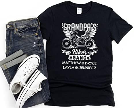 Персонализирана кошула за велосипедисти бајки на дедо, Нова дедо најава подарок, подарок за Денот на таткото
