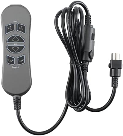 MineCtrl Лифт Столици Лежалки За Напојување 2 Копче 5 Pin Prong MULIN Далечински Управувач За Слушалки Рачна Контрола Со USB И Позадинско Осветлување