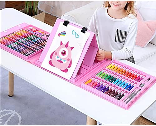 Yfwjd 176 компјутерски уметнички сетови вградени ајл уметник Крејон цртање боја пенкала за деца роденденски подароци кутија уметност за