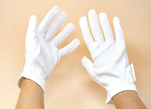 Овие Раце Лосион Навлажнувачки Памучни Ракавици - Памук | Хипоалергично Бело
