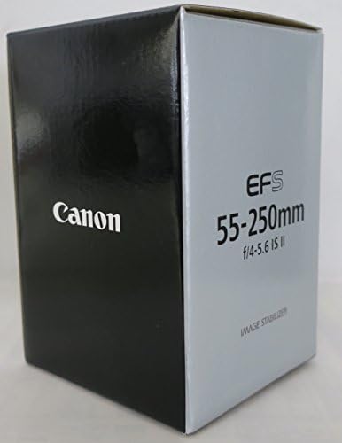 Canon EFS 55-250mm f/4.0-5.6 Е II Телефото Зум Леќа За Канон Дигитални SLR Камери-Меѓународна Верзија